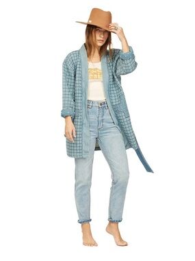 Billabong X Wrangler Down To Earth Jacket - Denim Blue